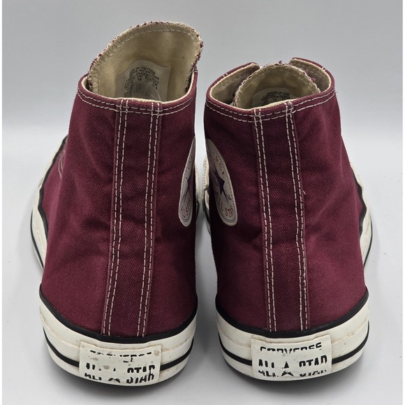 Converse Chuck Taylor All Stars Burgundy High Top Mens Size US 10 Women's 12 - Picture 11 of 14